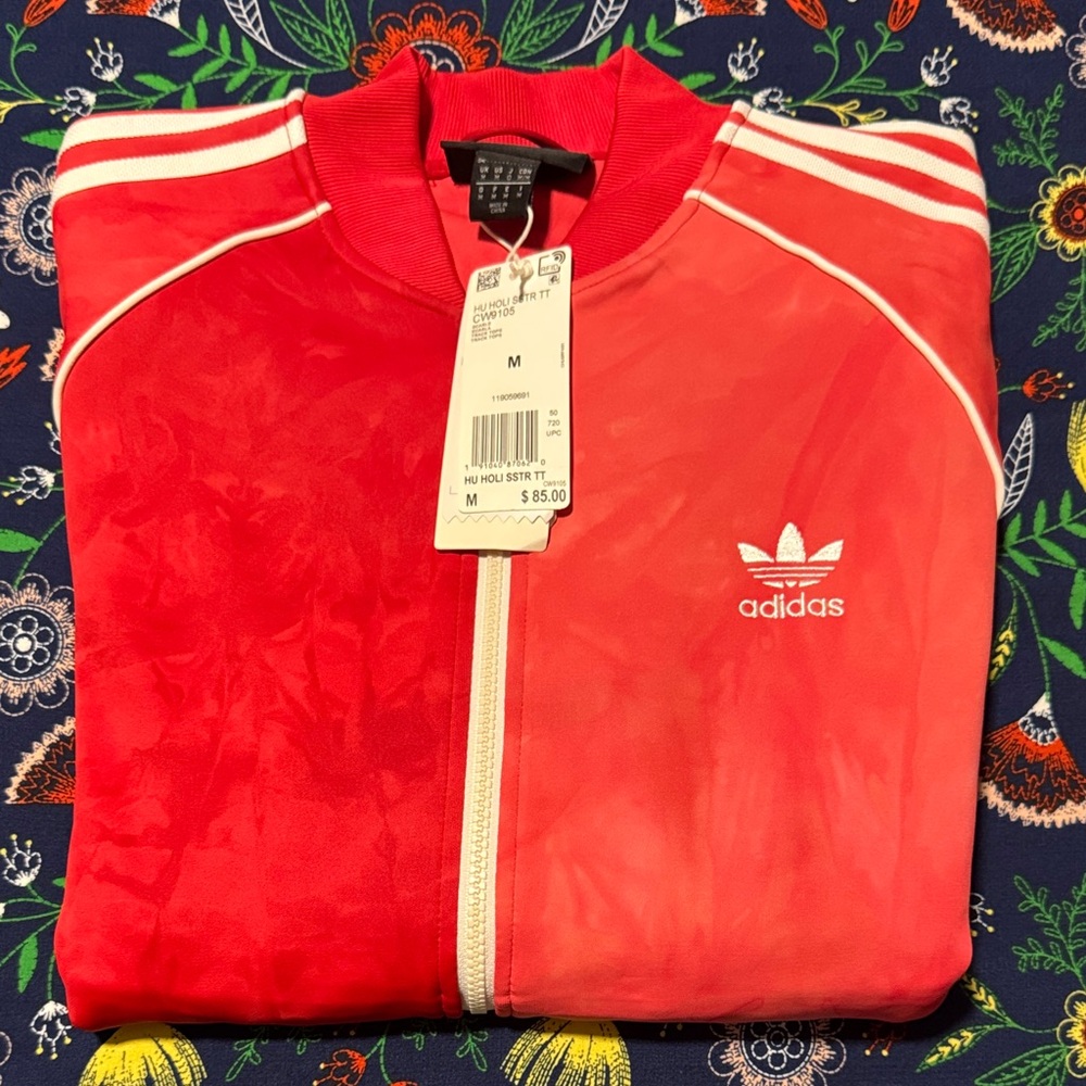 Adidas Red HU Track Jacket - NWT Medium